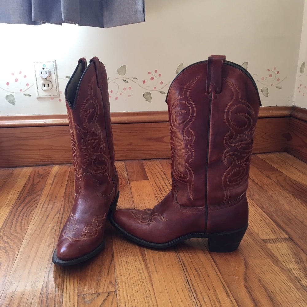 Cowgirl boots.